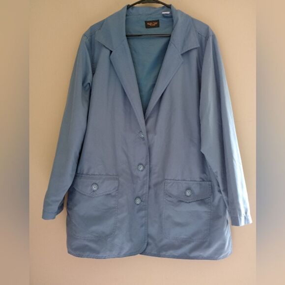 Salon Studios Light Blue Jacket Women's Size 2X - Picture 1 of 9